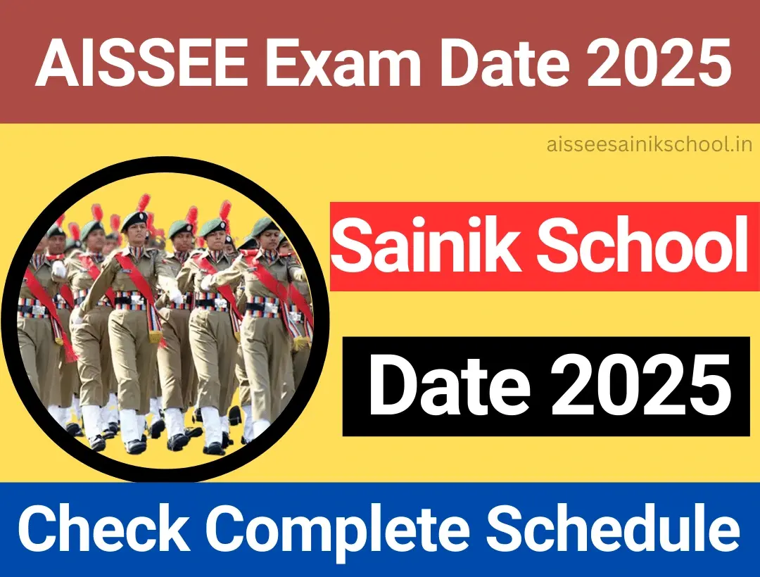 AISSEE Exam Date 2025: Sainik School Entrance Exam Date 2025 Check Complete Schedule Here