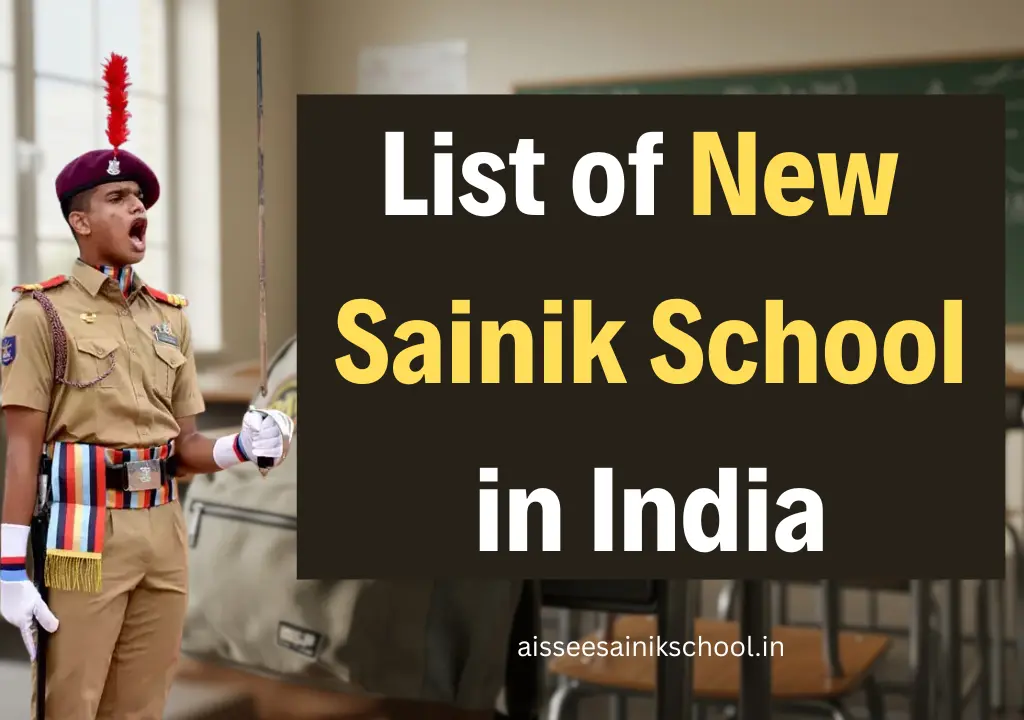 List of New Sainik Schools in India
