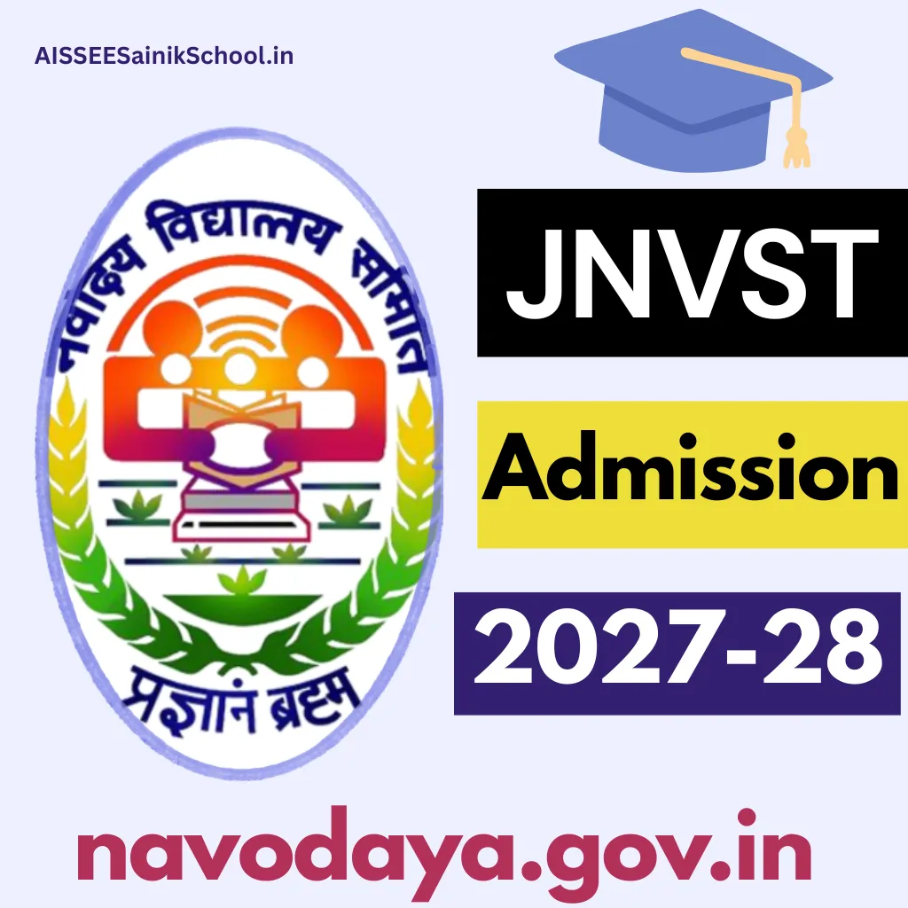 JNVST Admission 2027-28 @navodaya.gov.in